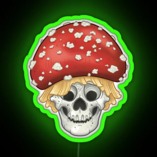 Fly Agaric Deadly Bonnet RGB Neon Sign