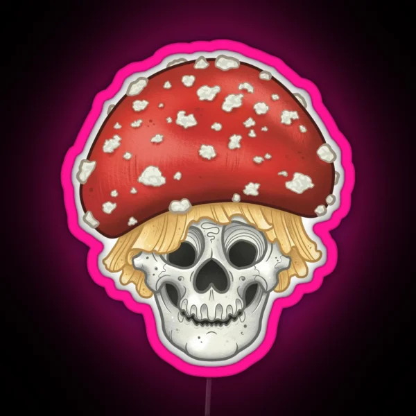 Fly Agaric Deadly Bonnet RGB Neon Sign