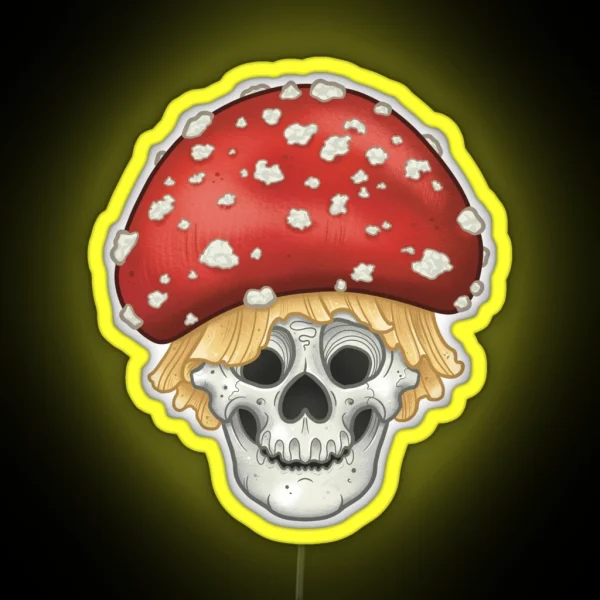 Fly Agaric Deadly Bonnet RGB Neon Sign