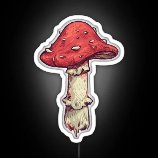 Fly Agaric Mushroom RGB Neon Sign