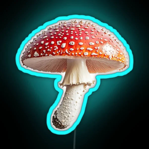 Fly Agaric MUSHROOM RGB Neon Sign