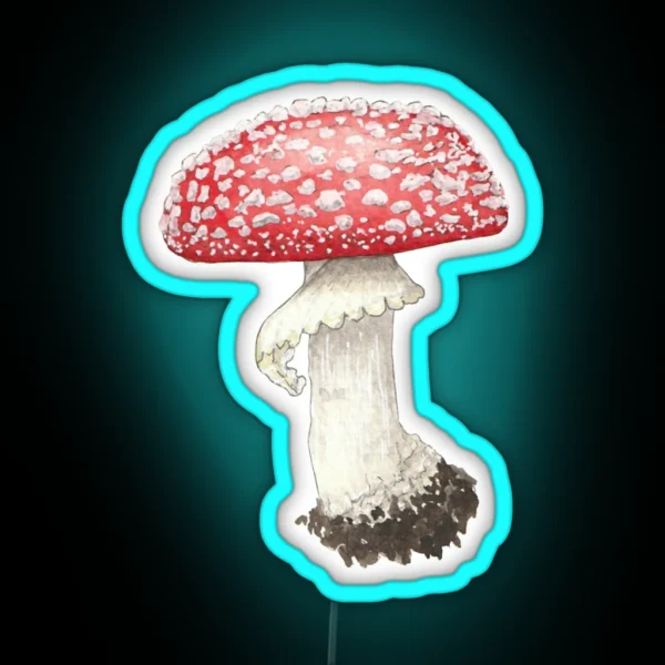 Fly Agaric Mushroom RGB Neon Sign