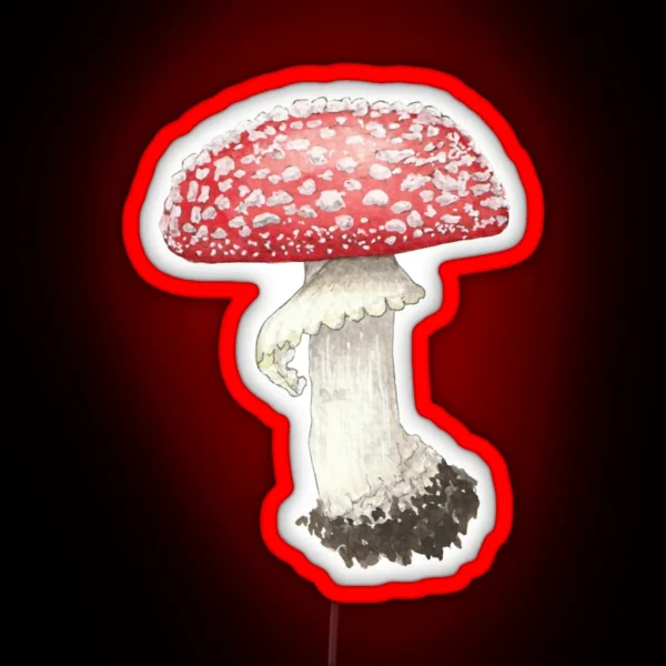 Fly Agaric Mushroom RGB Neon Sign