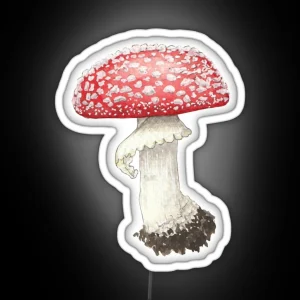 Fly Agaric Mushroom RGB Neon Sign