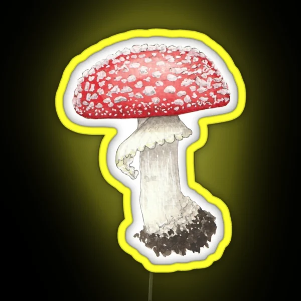 Fly Agaric Mushroom RGB Neon Sign