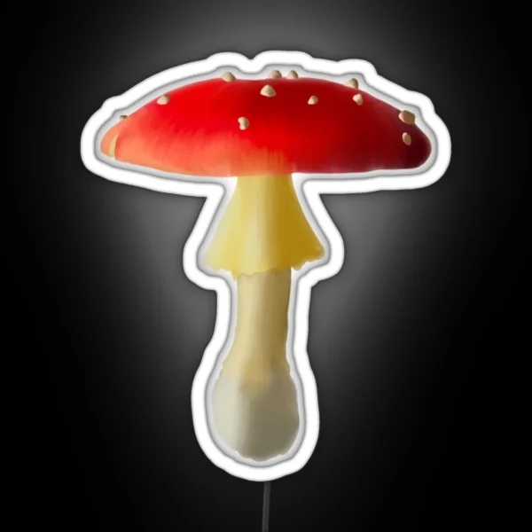 Fly Agaric Mushroom RGB Neon Sign