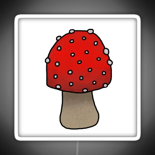 Fly Agaric Mushroom RGB Neon Sign