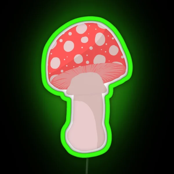 Fly Agaric Mushroom RGB Neon Sign