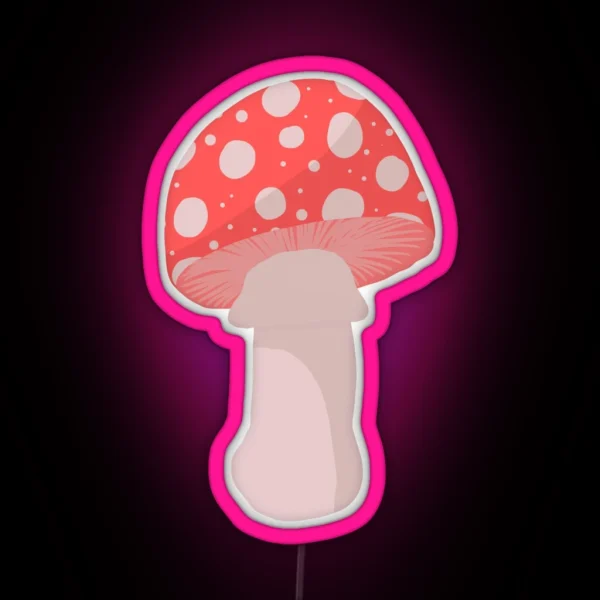 Fly Agaric Mushroom RGB Neon Sign