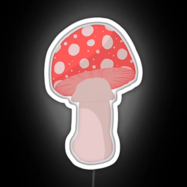 Fly Agaric Mushroom RGB Neon Sign