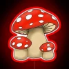 Fly Agaric Mushrooms RGB Neon Sign