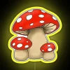 Fly Agaric Mushrooms RGB Neon Sign - Image 5