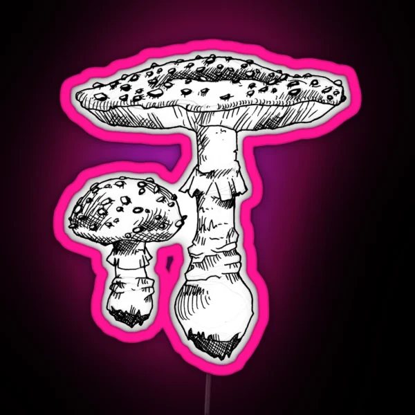 Fly Agaric RGB Neon Sign
