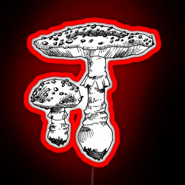 Fly Agaric RGB Neon Sign