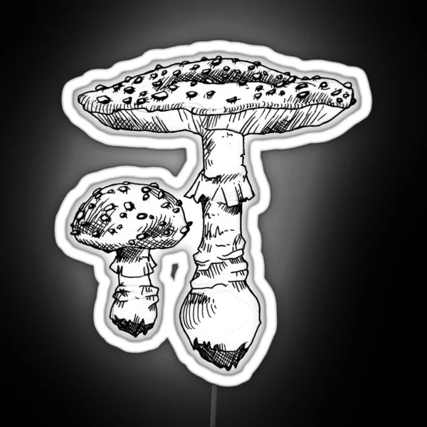 Fly Agaric RGB Neon Sign