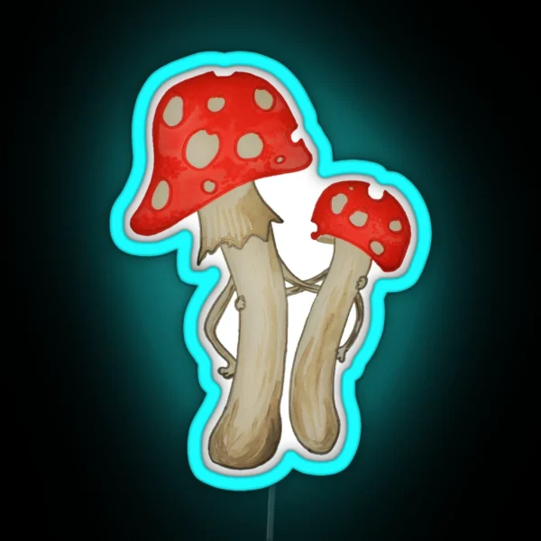 Fly Agaric RGB Neon Sign