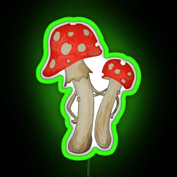 Fly Agaric RGB Neon Sign