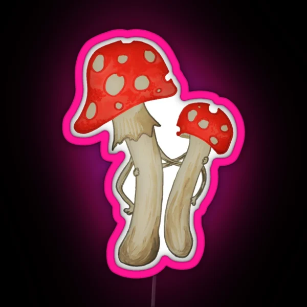 Fly Agaric RGB Neon Sign