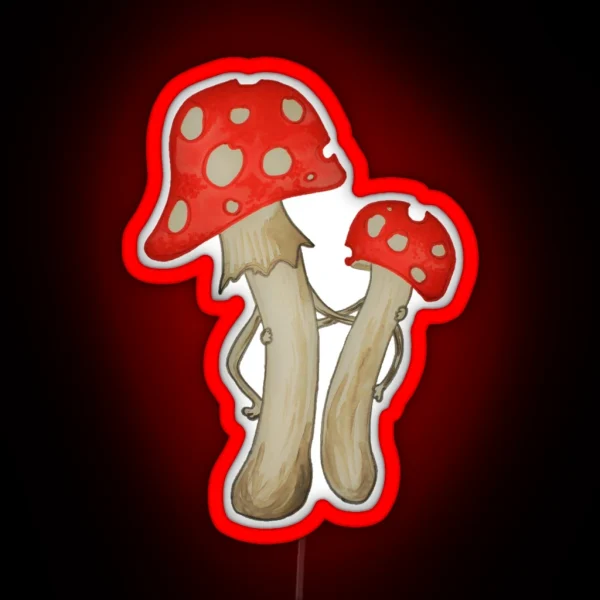 Fly Agaric RGB Neon Sign