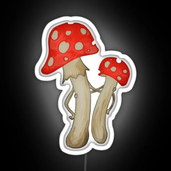 Fly Agaric RGB Neon Sign