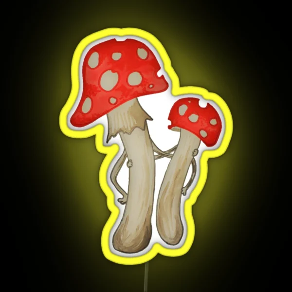 Fly Agaric RGB Neon Sign