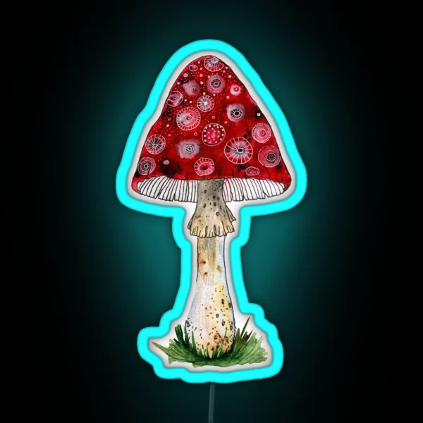 Fly Agaric RGB Neon Sign