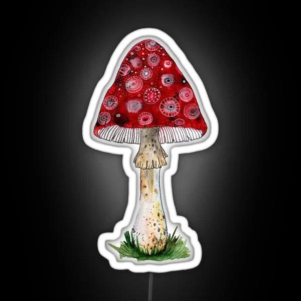 Fly Agaric RGB Neon Sign