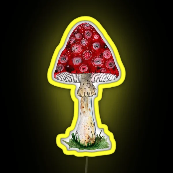 Fly Agaric RGB Neon Sign