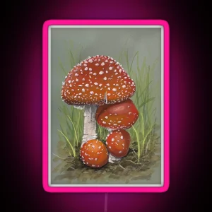 Fly Agarics RGB Neon Sign