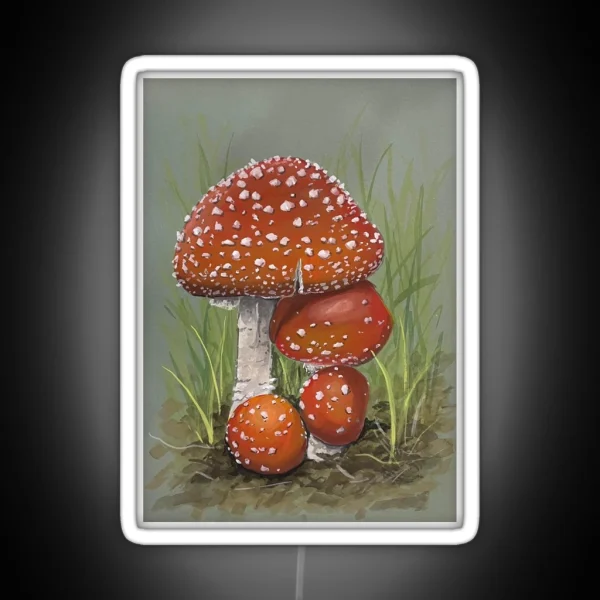 Fly Agarics RGB Neon Sign