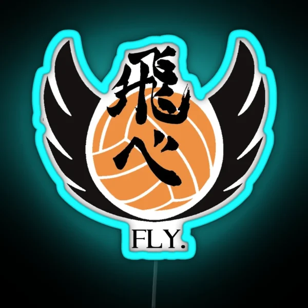 FLY HIGH RGB Neon Sign