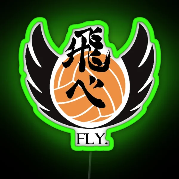 FLY HIGH RGB Neon Sign