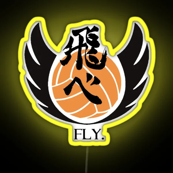 FLY HIGH RGB Neon Sign
