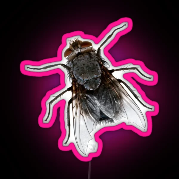Fly Mosca RGB Neon Sign