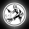 Flyfisherman Netting A Trout RGB Neon Sign - Image 4