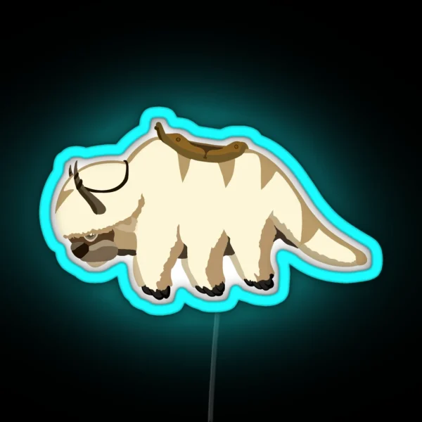 Flying Appa RGB Neon Sign