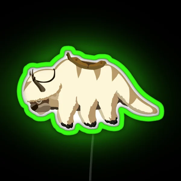 Flying Appa RGB Neon Sign