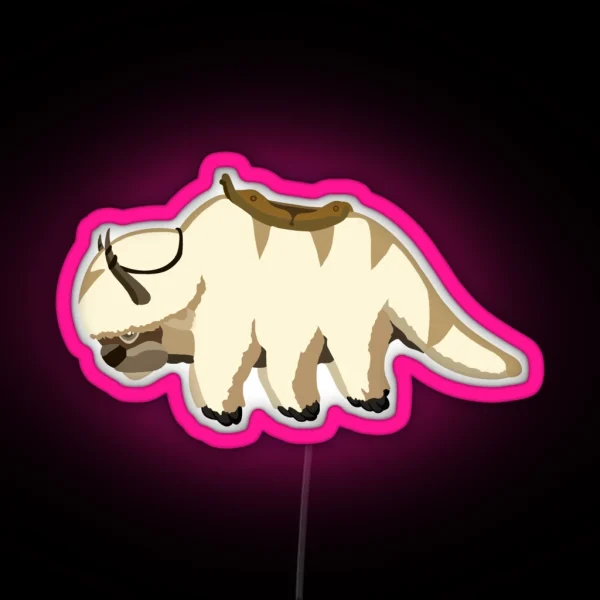 Flying Appa RGB Neon Sign