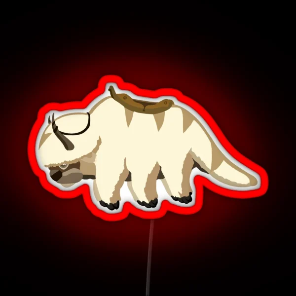 Flying Appa RGB Neon Sign