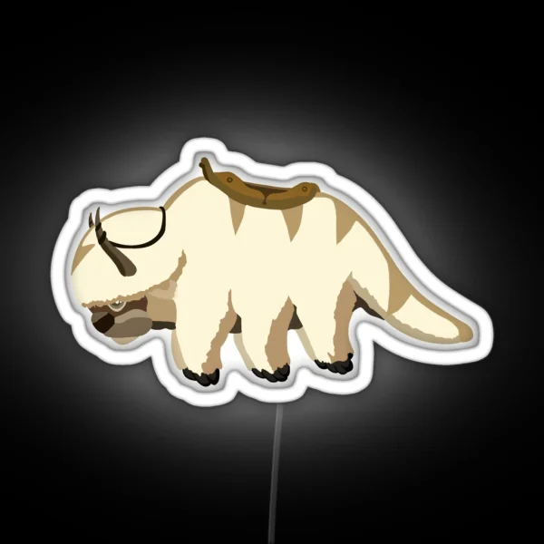 Flying Appa RGB Neon Sign