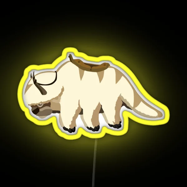 Flying Appa RGB Neon Sign