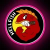 Flying Hellfish Led Magnets Pouches Coaster And Pins RGB Neon Sign - Image 6