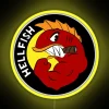 Flying Hellfish Led Magnets Pouches Coaster And Pins RGB Neon Sign - Image 5