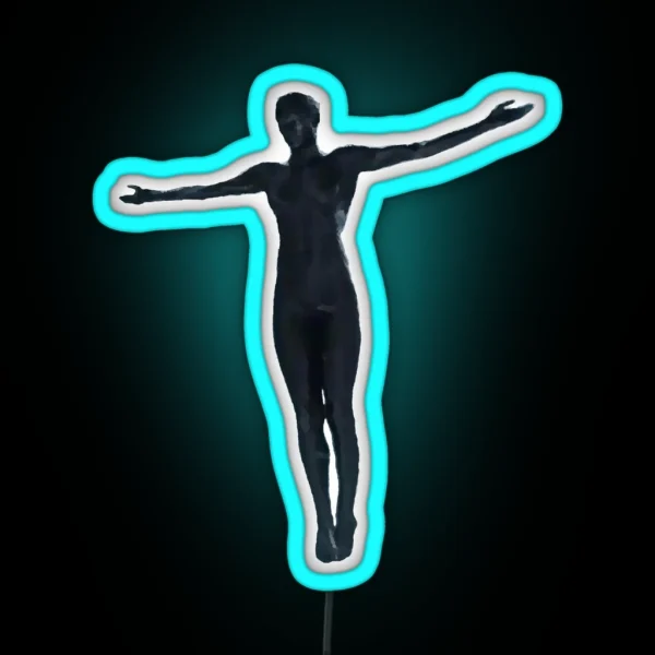 Flying Necromancer Raised RGB Neon Sign
