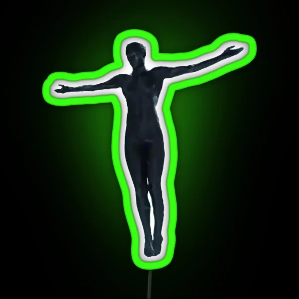 Flying Necromancer Raised RGB Neon Sign