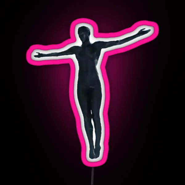 Flying Necromancer Raised RGB Neon Sign