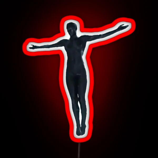 Flying Necromancer Raised RGB Neon Sign