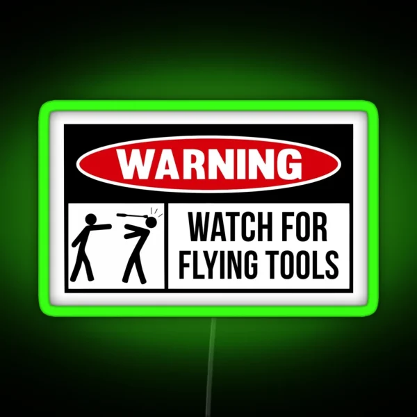 Flying Tools RGB Neon Sign