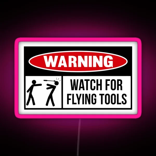 Flying Tools RGB Neon Sign