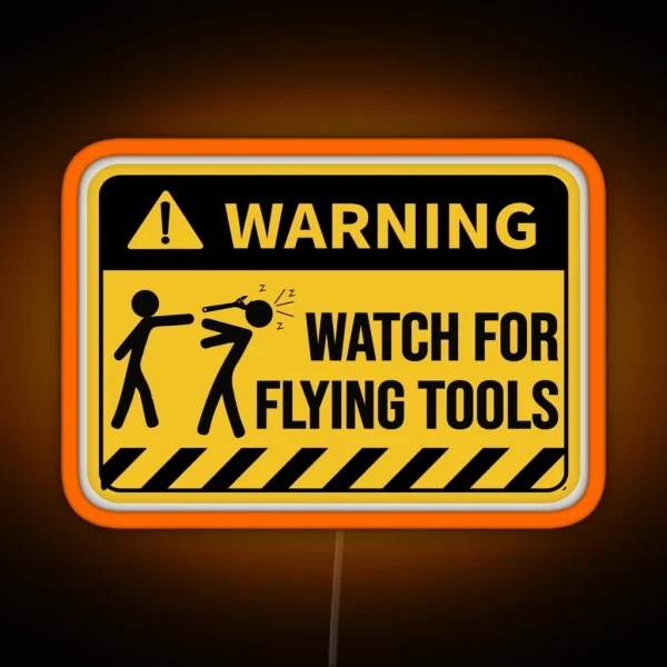 Flying Tools RGB Neon Sign